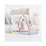 Salteluta interactiva, Skip Hop, Silver Lining Cloud, Cu jucarii cu sunete si lumini, Oglinda, Perna, 91 × 91 × 48 cm, Multicolor