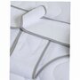 Perna antireflux, BabyJem, Reflux Pillow, Multifunctionala, Cu husa detasabila, 43 x 66 x 12 cm, Alb - 10