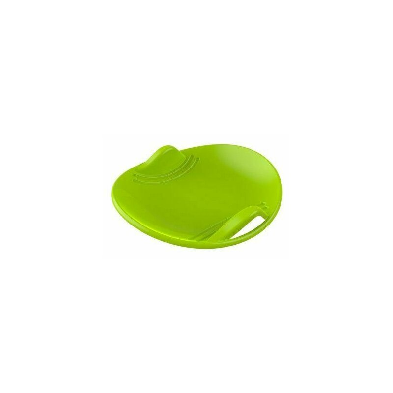 Sanie pentru copii, rotunda, din plastic, verde, 60x59x11 cm, 12878