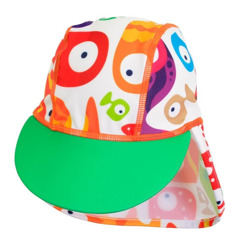 Swimpy - sapca funny fish , protectie uv , 2-4 ani