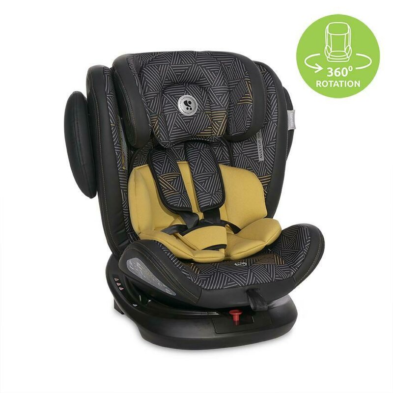 Scaun auto, Aviator, Isofix, 0-36 Kg, rotativ 360 grade, Lemmon Curry