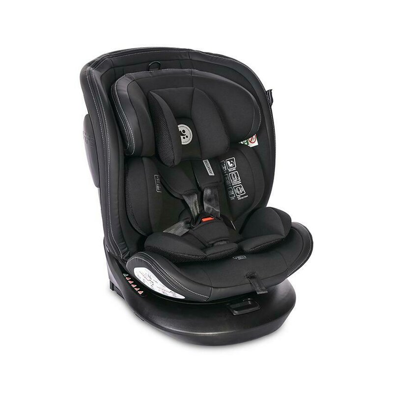 Scaun auto, Aviator, Isofix, i-Size, 0 Luni-12 Ani, 40-150 cm, Black Jasper