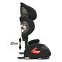 Scaun auto, Bebe Stars, Magic, Grupele 2/3, 15-36 kg, Tehnologie Isofix, Spatar reglabil, Tetiera reglabila, Scaun confortabil din spuma, Conform cu ECE R44/04, Grey - 5