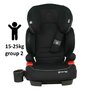 Scaun auto, Bebe Stars, Magic, Grupele 2/3, 15-36 kg, Tehnologie Isofix, Spatar reglabil, Tetiera reglabila, Scaun confortabil din spuma, Conform cu ECE R44/04, Grey - 3