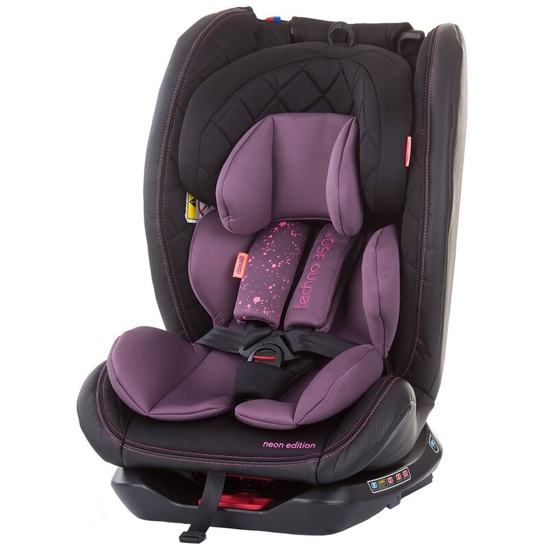 Chipolino - scaun auto techno 0-36 kg lilac cu sistem isofix