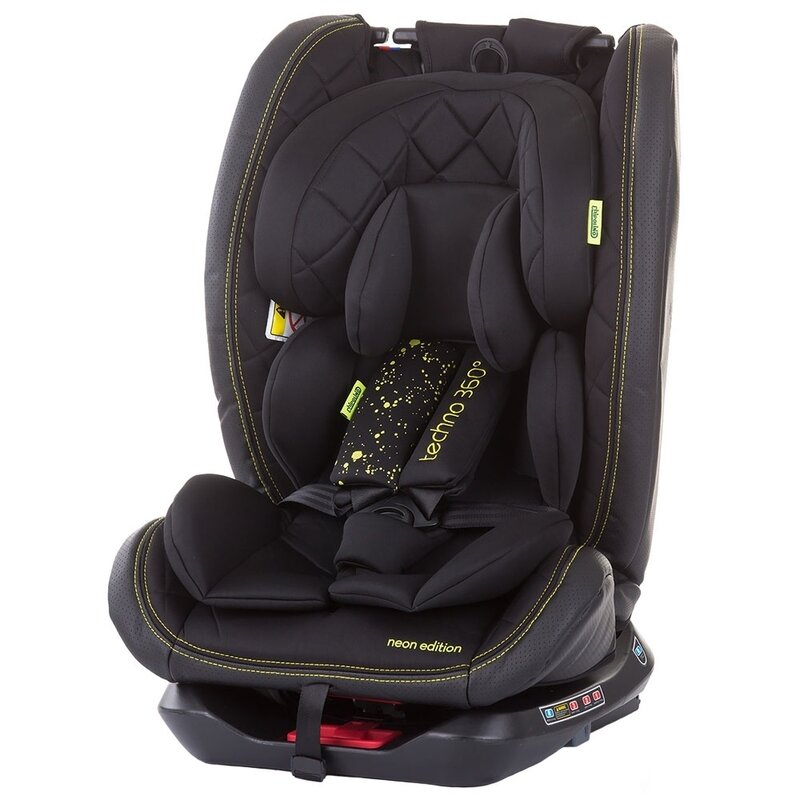 Chipolino - scaun auto techno 0-36 kg raven cu sistem isofix