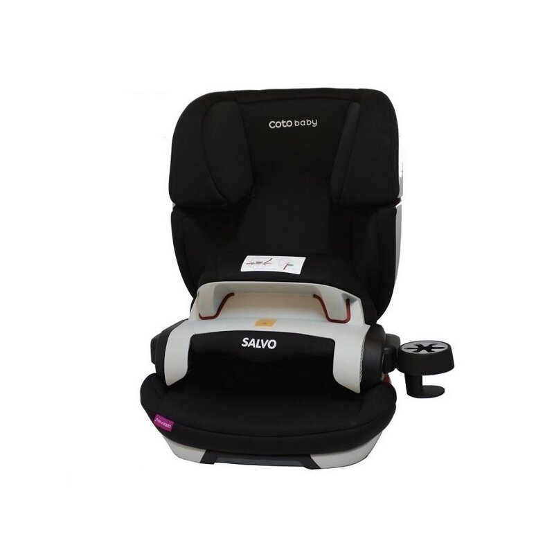 Coto baby - scaun auto salvo spatar reglabil, protectie laterala, 9-36 kg, cu isofix, negru