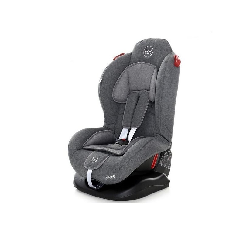 Coto baby - scaun auto swing melange new spatar reglabil, 9-36 kg, gri