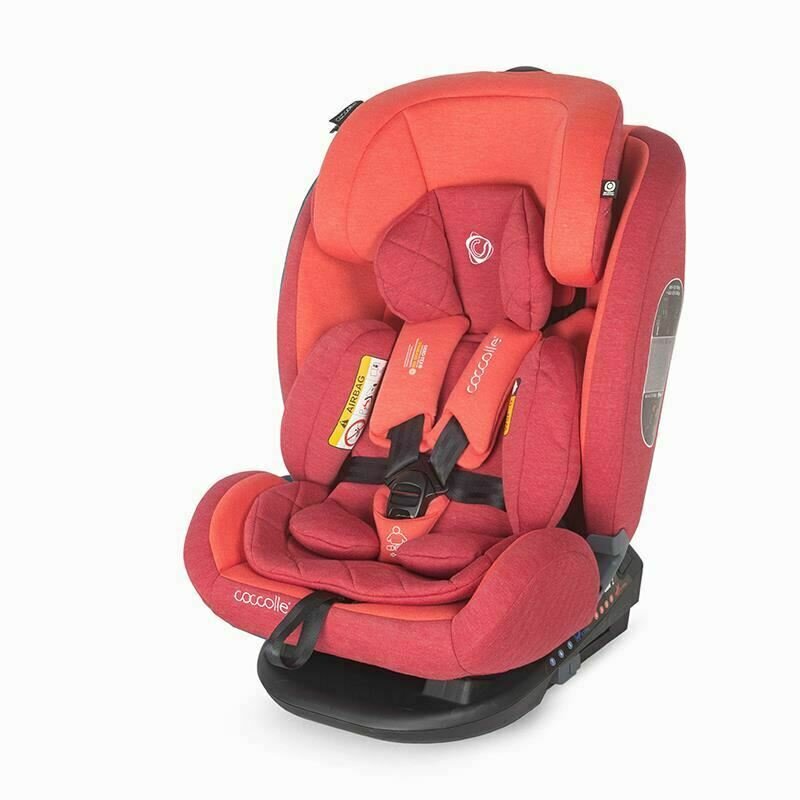 Coccolle - scaun auto cu isofix grupa 0-36 kg sedna aurora, red