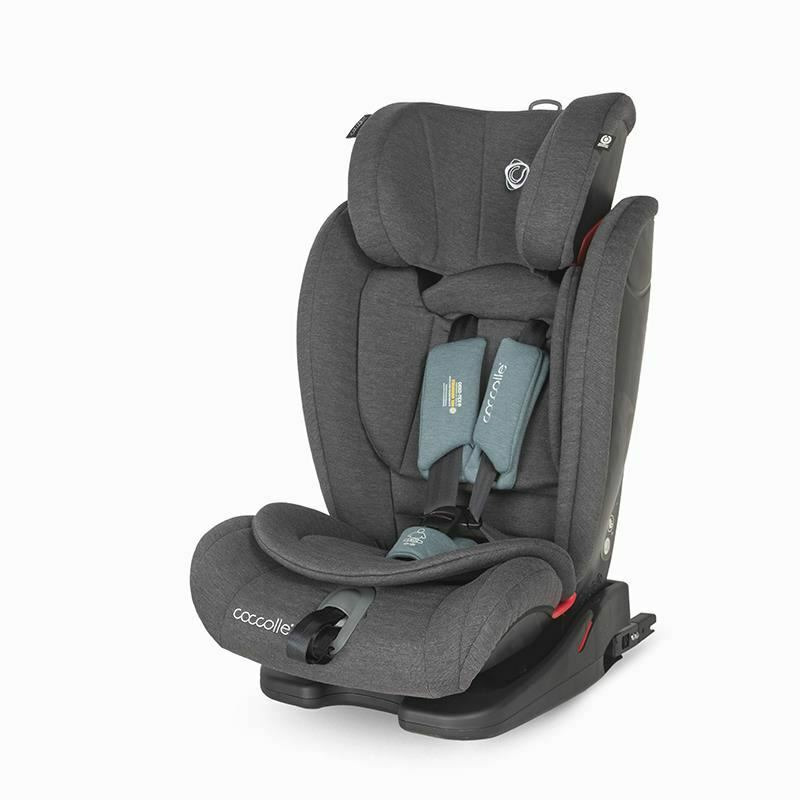 Scaun auto cu Isofix grupa 9-36 kg Elara Raven Gray