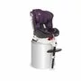 Scaun auto Pegasus Spatar reglabil, Protectie laterala, Rotire 360 grade, 0-36 Kg, cu Isofix, Violet - 1