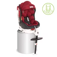 Scaun auto Pegasus Spatar reglabil, Protectie laterala, Rotire 360 grade, 0-36 Kg, cu Isofix, Rosu