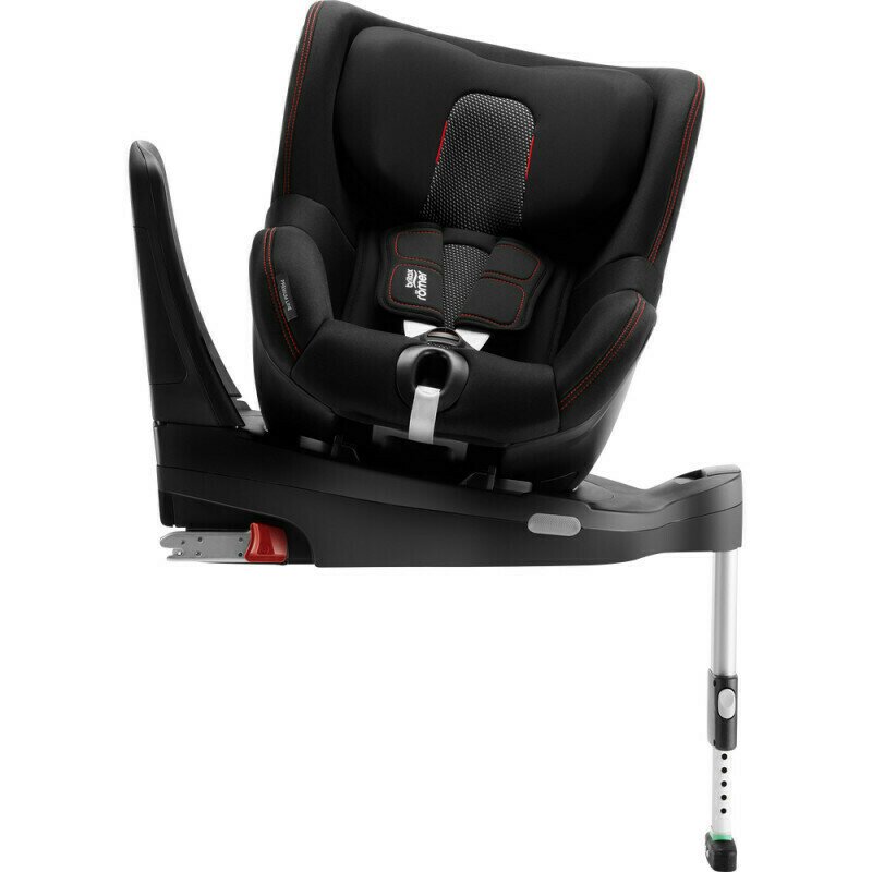 Britax-romer - scaun auto dualfix m i-size cool flow , spatar reglabil, protectie laterala, rotire 360 grade, 0-18 kg, cu isofix, negru