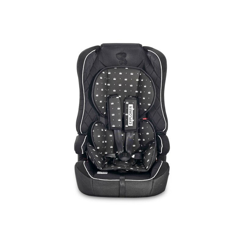 Lorelli - scaun auto explorer , crowns, spatar detasabil, 9-36 kg, negru
