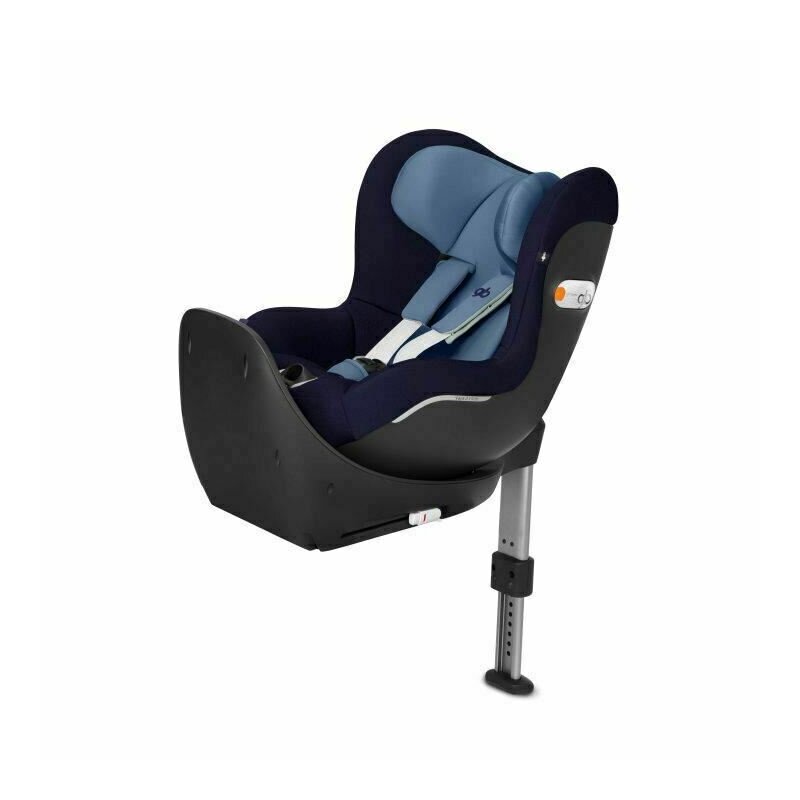 Gb - scaun auto vaya2 i-size sapphire spatar reglabil, protectie laterala, rotire 360 grade, 0-18 kg, albastru