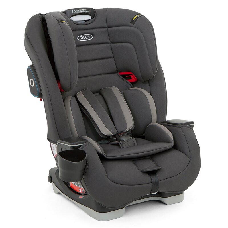 Graco - scaun auto avolve charcoal spatar reglabil, protectie laterala, 9-36 kg, gri