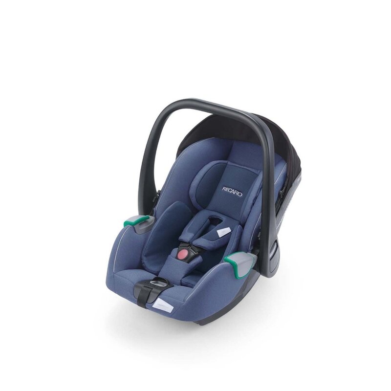 Recaro - scaun auto i-size avan prime , sky, protectie laterala, 0-13 kg, albastru