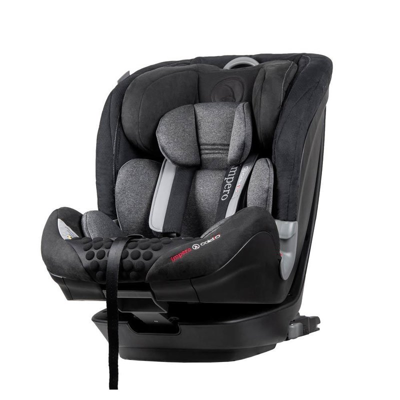 Coletto - Scaun auto Impero cu Isofix si Top Tether 9-36 Kg, Black