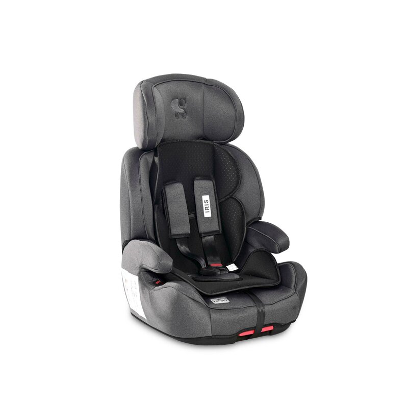 Scaun auto iris spatar reglabil, spatar detasabil, 9-36 kg, cu isofix, negru