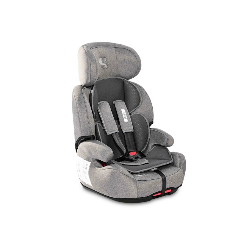Scaun auto iris spatar reglabil, spatar detasabil, 9-36 kg, cu isofix, gri