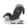 Scaun auto, Coccolle, Lyra, i-Size, 40-150 cm, 9-36 kg, Rotire 360, Cu sistem Isofix+Top Tether, Tetiera reglabila in 12 pozitii, Scaun reglabil in 4 pozitii, Greystone - 5