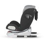 Scaun auto, Coccolle, Lyra, i-Size, 40-150 cm, 9-36 kg, Rotire 360, Cu sistem Isofix+Top Tether, Tetiera reglabila in 12 pozitii, Scaun reglabil in 4 pozitii, Greystone - 6
