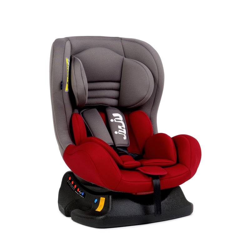 Juju - scaun auto little rider, 0-18 kg, gri/bordo