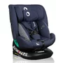 Scaun auto, Lionelo, Bastiaan One i-Size, 4 in 1, Protectie laterala, Cu spatar inclinabil in 4 pozitii, Cu tetiera reglabila in 13 pozitii, Rotire 360 grade, Top Tether, 0-36 Kg, 40-150 cm, Cu Isofix, Conform cu ECE R129, Albastru - 9