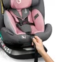 Scaun auto, Lionelo, Bastiaan One i-Size, 4 in 1, Protectie laterala, Cu spatar inclinabil in 4 pozitii, Cu tetiera reglabila in 13 pozitii, Rotire 360 grade, Top Tether, 0-36 Kg, 40-150 cm, Cu Isofix, Conform cu ECE R129, Roz - 13