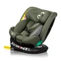 Scaun auto, Lionelo, Bastiaan One i-Size, 4 in 1, Protectie laterala, Cu spatar inclinabil in 4 pozitii, Cu tetiera reglabila in 13 pozitii, Rotire 360 grade, Top Tether, 0-36 Kg, 40-150 cm, Cu Isofix, Conform cu ECE R129, Verde - 3
