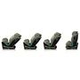 Scaun auto, Lionelo, Bastiaan One i-Size, 4 in 1, Protectie laterala, Cu spatar inclinabil in 4 pozitii, Cu tetiera reglabila in 13 pozitii, Rotire 360 grade, Top Tether, 0-36 Kg, 40-150 cm, Cu Isofix, Conform cu ECE R129, Verde - 18