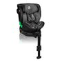 Scaun auto, Lionelo, Harmony i-Size, Rotire 360 grade, Protectie laterala, Cu spatar reglabil in 5 pozitii, Cu tetiera reglabila in 12 pozitii, 0-36 Kg, 40-150 cm, Cu Isofix, Husa din bambus, Conform cu ECE R129, Gri inchis - 5