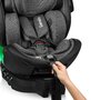 Scaun auto, Lionelo, Harmony i-Size, Rotire 360 grade, Protectie laterala, Cu spatar reglabil in 5 pozitii, Cu tetiera reglabila in 12 pozitii, 0-36 Kg, 40-150 cm, Cu Isofix, Husa din bambus, Conform cu ECE R129, Gri inchis - 24