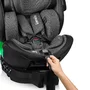 Scaun auto, Lionelo, Harmony i-Size, Rotire 360 grade, Protectie laterala, Cu spatar reglabil in 5 pozitii, Cu tetiera reglabila in 12 pozitii, 0-36 Kg, 40-150 cm, Cu Isofix, Husa din bambus, Conform cu ECE R129, Gri inchis - 25
