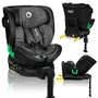 Scaun auto, Lionelo, Harmony i-Size, Rotire 360 grade, Protectie laterala, Cu spatar reglabil in 5 pozitii, Cu tetiera reglabila in 12 pozitii, 0-36 Kg, 40-150 cm, Cu Isofix, Husa din bambus, Conform cu ECE R129, Gri inchis - 4