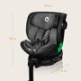 Scaun auto, Lionelo, Harmony i-Size, Rotire 360 grade, Protectie laterala, Cu spatar reglabil in 5 pozitii, Cu tetiera reglabila in 12 pozitii, 0-36 Kg, 40-150 cm, Cu Isofix, Husa din bambus, Conform cu ECE R129, Gri inchis - 33
