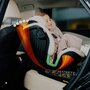 Scaun auto, Lionelo, Harmony i-Size, Rotire 360 grade, Protectie laterala, Cu spatar reglabil in 5 pozitii, Cu tetiera reglabila in 12 pozitii, 0-36 Kg, 40-150 cm, Cu Isofix, Husa din bambus, Conform cu ECE R129, Gri inchis - 39