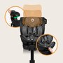 Scaun auto, Lionelo, Harmony i-Size, Rotire 360 grade, Protectie laterala, Cu spatar reglabil in 5 pozitii, Cu tetiera reglabila in 12 pozitii, 0-36 Kg, 40-150 cm, Cu Isofix, Husa din bambus, Conform cu ECE R129, Gri inchis - 41