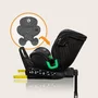 Scaun auto, Lionelo, Harmony i-Size, Rotire 360 grade, Protectie laterala, Cu spatar reglabil in 5 pozitii, Cu tetiera reglabila in 12 pozitii, 0-36 Kg, 40-150 cm, Cu Isofix, Husa din bambus, Conform cu ECE R129, Gri inchis - 43
