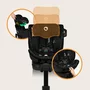 Scaun auto, Lionelo, Harmony i-Size, Rotire 360 grade, Protectie laterala, Cu spatar reglabil in 5 pozitii, Cu tetiera reglabila in 12 pozitii, 0-36 Kg, 40-150 cm, Cu Isofix, Husa din bambus, Conform cu ECE R129, Negru - 39