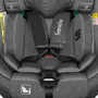 Scaun auto, Lionelo, i-Size Braam, 0-36 Kg, 40-150 cm, Cu isofix si picior de fixare, Protectie laterala, Rotire 360 grade, Ajustare spatar in 5 pozitii, Tetiera reglabila in 14 trepte, Conform cu standardul european de securitate R129, Gri - 19