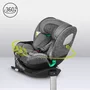 Scaun auto, Lionelo, i-Size Braam, 0-36 Kg, 40-150 cm, Cu isofix si picior de fixare, Protectie laterala, Rotire 360 grade, Ajustare spatar in 5 pozitii, Tetiera reglabila in 14 trepte, Conform cu standardul european de securitate R129, Gri - 36