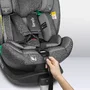 Scaun auto, Lionelo, i-Size Braam, 0-36 Kg, 40-150 cm, Cu isofix si picior de fixare, Protectie laterala, Rotire 360 grade, Ajustare spatar in 5 pozitii, Tetiera reglabila in 14 trepte, Conform cu standardul european de securitate R129, Gri - 39