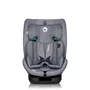 Scaun auto, Lionelo, Lavender I-size, Isofix, Cu centura TopTether, Cu spatar inclinabil in 5 pozitii, Cu tetiera reglabila in 13 pozitii, Instalare cu fata inainte, 9-36 Kg, 76-150 cm, Conform cu ECE R129, Gri - 3