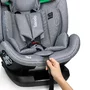 Scaun auto, Lionelo, Lavender I-size, Isofix, Cu centura TopTether, Cu spatar inclinabil in 5 pozitii, Cu tetiera reglabila in 13 pozitii, Instalare cu fata inainte, 9-36 Kg, 76-150 cm, Conform cu ECE R129, Gri - 9