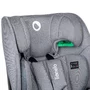 Scaun auto, Lionelo, Lavender I-size, Isofix, Cu centura TopTether, Cu spatar inclinabil in 5 pozitii, Cu tetiera reglabila in 13 pozitii, Instalare cu fata inainte, 9-36 Kg, 76-150 cm, Conform cu ECE R129, Gri - 11