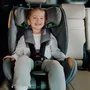 Scaun auto, Lionelo, Lavender I-size, Isofix, Cu centura TopTether, Cu spatar inclinabil in 5 pozitii, Cu tetiera reglabila in 13 pozitii, Instalare cu fata inainte, 9-36 Kg, 76-150 cm, Conform cu ECE R129, Gri - 17