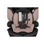 Scaun auto, Lionelo, Levi i-Size, Universal, Instalare FWF, Cu tetiera reglabila in 10 pozitii, Cu spatar detasabil, 76-150 cm, Conform cu R129, Bej - 10