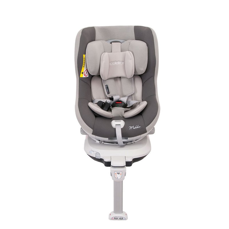 Coletto - Scaun auto Mokka, rotativ 360 grade, cu Isofix, 0-18 kg, Gri