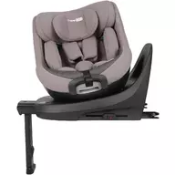 Scaun auto, FreeON, Lotus, Pentru copii, Nastere - 125 Cm, Rotire 360° grade, Tehnologie Isofix I-Size, Spatar reglabil, Conform cu standardul european de securitate ECE R129, Grey